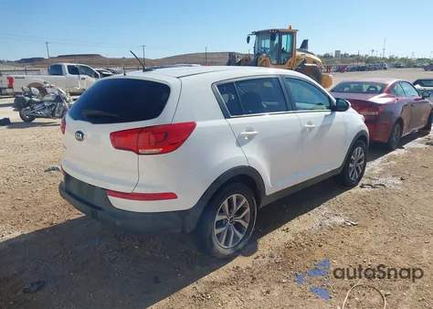 2015 Kia Sportage Lx from USA, damaged, VIN KNDPB3AC7F7774233